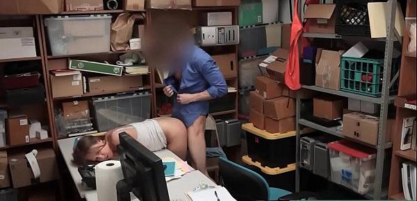  Perv Mall Officer Forgive Shy Shoplifter but with one Condition - Teenrobbers.com